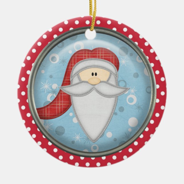 Santa Ho Ho Ho Keepsak Ornament (Framsidan)
