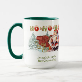 Santa Ho-Ho-Ho Personlig Coffee Mugg