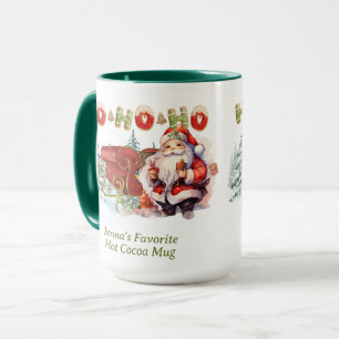 Santa Ho-Ho-Ho Personlig Coffee Mugg