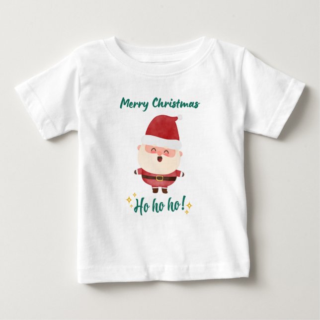 Santa Ho Ho Ho! T-Shirt (Framsida)
