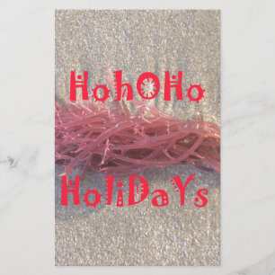 Santa HoHo God jul från Beach färg Brevpapper