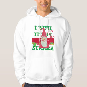 Santa HoHoHo! Sommartilleståndsskjorta Hoodie