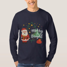 Santa Holiday Gift T-Shirt for Husband – Christmas
