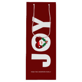 Santa & Holly Bär Christmas Joy Typografi