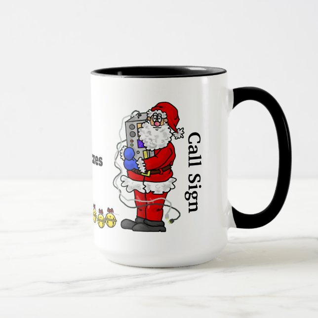 Santa Hugger Radio Jul Mugg (Höger)