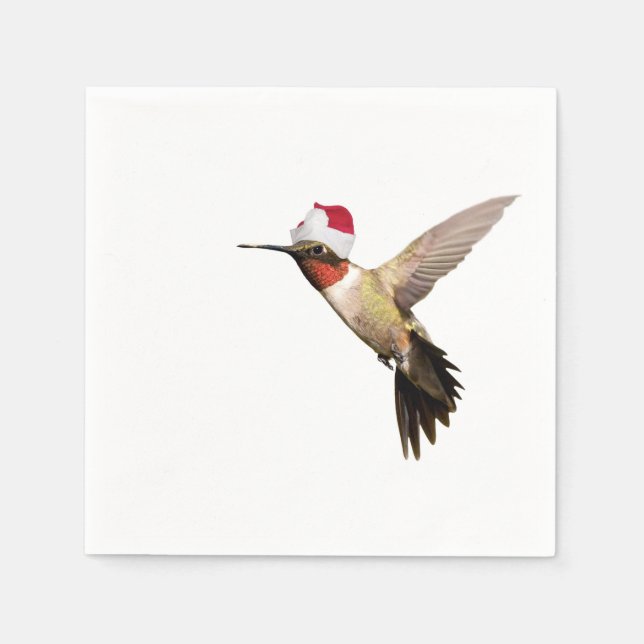 Santa Hummingbird Pappersservett (Framsidan)