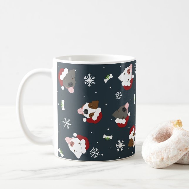 Santa Hundar Kaffemugg (Med munk)