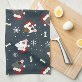 Santa Hundar Kökshandduk