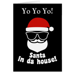 Santa i Da-hus Hälsningskort