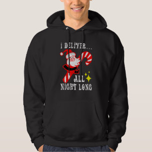 Santa I levererar hela nattliga, stygga Dirty Joke Hoodie
