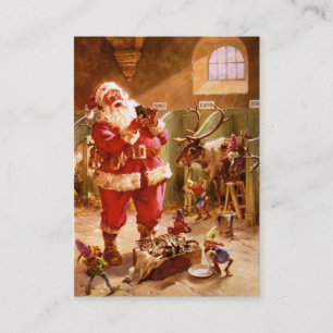 Santa i renladugården visitkort