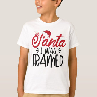 Santa I var Framed T Shirt