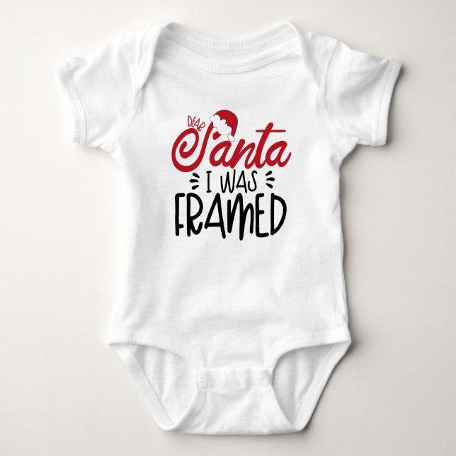 Santa I var Framed T Shirt (Framsida)