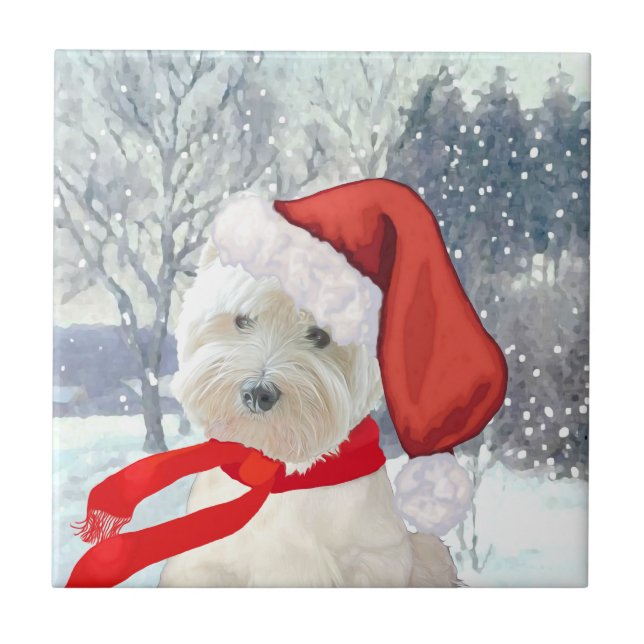 Santa in Boots Kakelplatta (Framsidan)