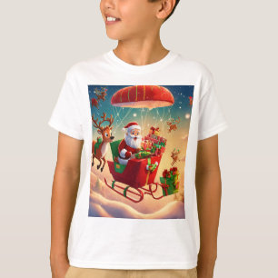 Santa in Flight: A Transformation of Helgdag Cheer T Shirt