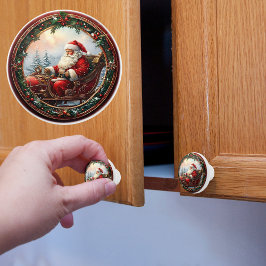 Santa in Hans Sleigh Knopp