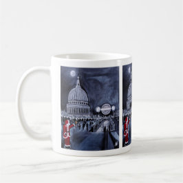 Santa in London Painting by Alfred Fox Kaffemugg