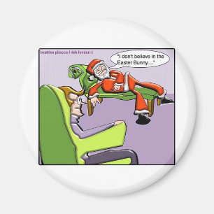 Santa In Therapy Funny jul Gifts & Tees Magnet