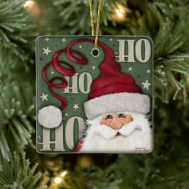 Santa Inspiritivity Namn Personlig jul Julgransprydnad Keramik