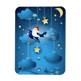 Santa is Coming Magnet