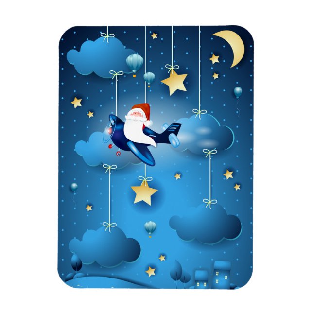 Santa is Coming Magnet (Vertikal)