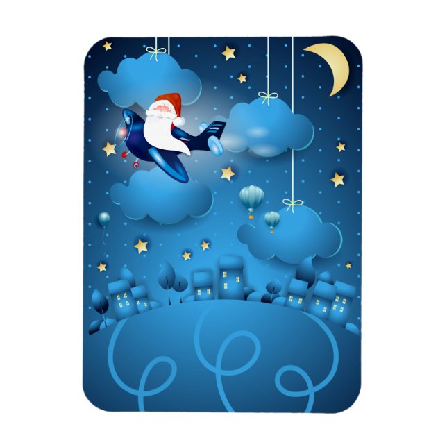 Santa is Coming Magnet (Vertikal)