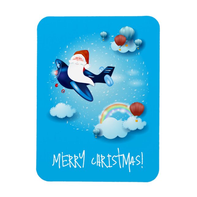 Santa is Coming Magnet (Vertikal)
