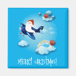 Santa is Coming Magnet