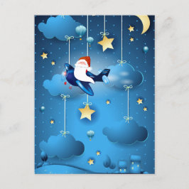 Santa is Coming Vykort