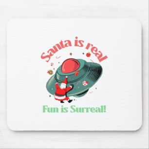 Santa Is Real Roligt är surreal Musmatta