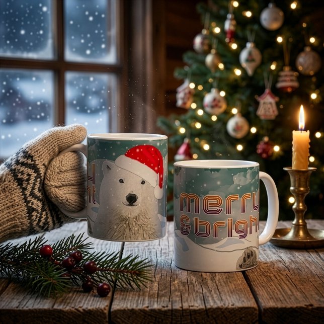 Santa Isbjörn | Beary julmuggar Mugg (Skapare uppladdad)