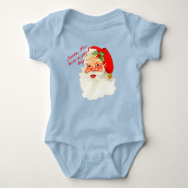 Santa jag har varit snäll Personlig jul Baby T Shirt