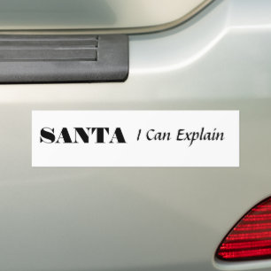 SANTA, jag kan förklara Bildekal