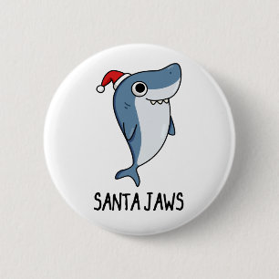 Santa Jaws Funny Shark jul Pun Knapp