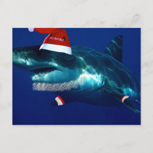 Santa Jaws Helg Vykort