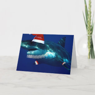 Santa Jaws Helgkort
