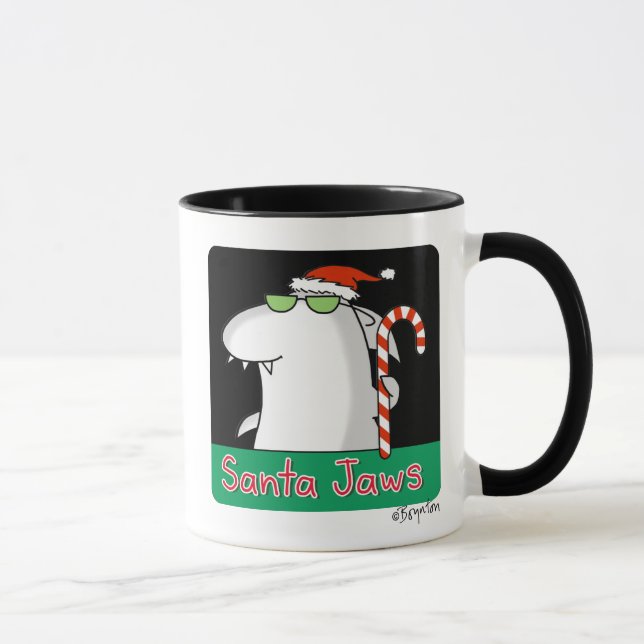 Santa Jaws Mugg (Höger)