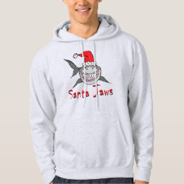 Santa Jaws Shark-jul Hoodie