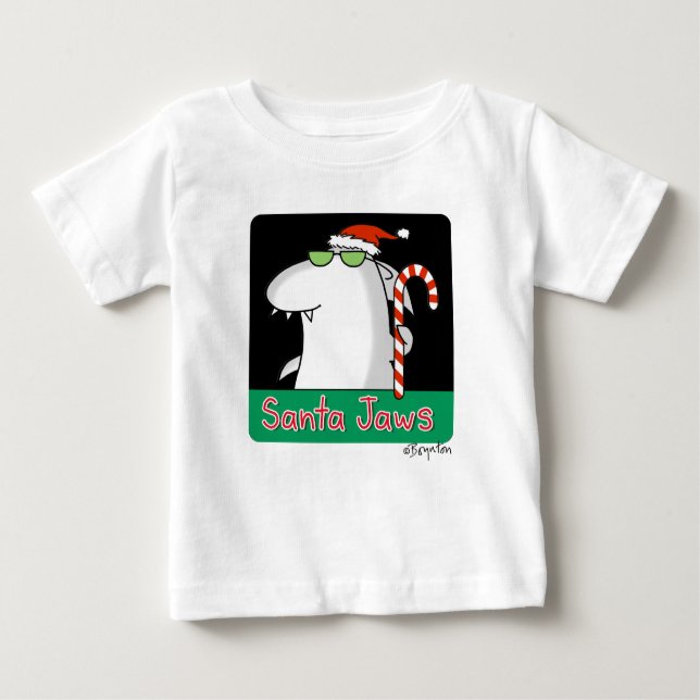 Santa Jaws T Shirt (Framsida)