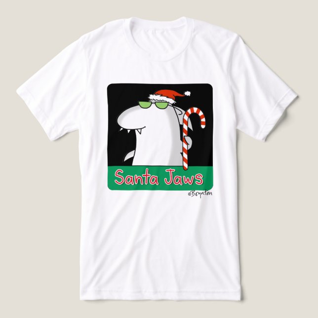 Santa Jaws T Shirt (Design Framsida)