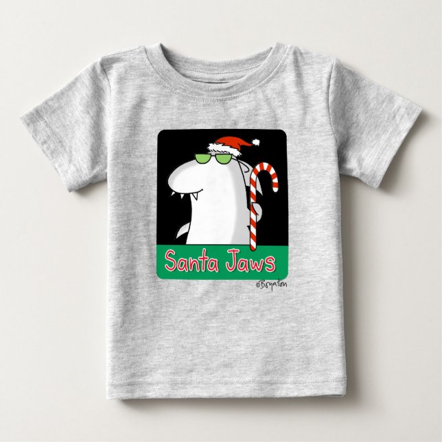 Santa Jaws T Shirt (Framsida)