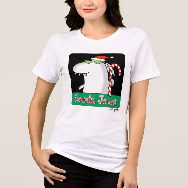Santa Jaws T Shirt (Framsida)