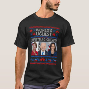 Santa Joe Biden Funny World Ugarly jul Swea T Shirt