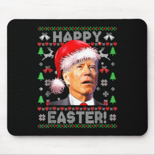 Santa Joe Biden Glad påsk Ugly jul 1 Musmatta