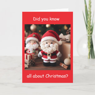 **SANTA JOKESTER" I CHRISTMAS! HELGKORT