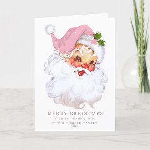 Santa Jolly Family/Corporate Helgdag Card Helgkort