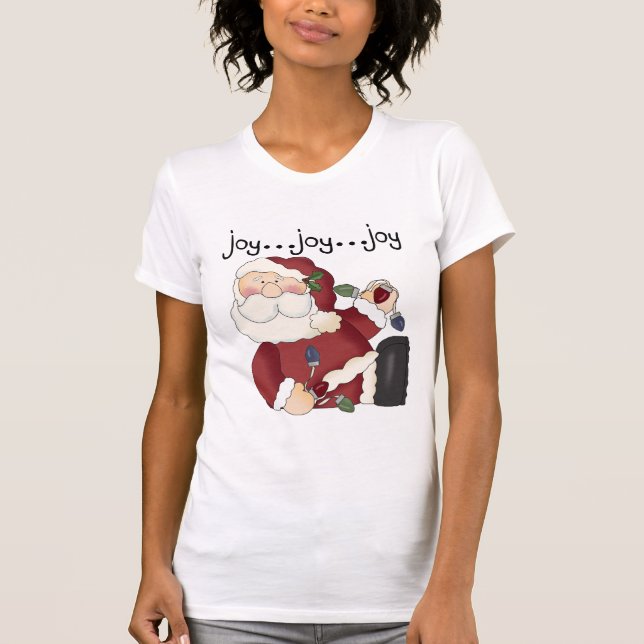 Santa Joy T-shirts och presenter (Framsida)