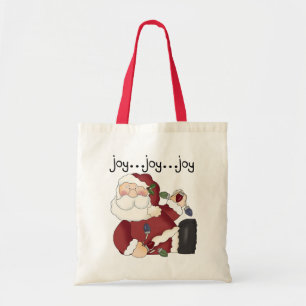 Santa Joy T-shirts och presenter Tygkasse