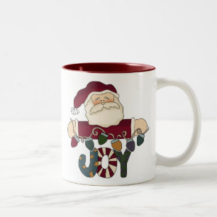 Santa Joy Två-Tonad Mugg