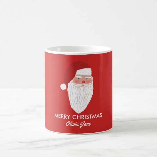 Santa jul Gift Coffee Mugg - Hand plockade (Center)